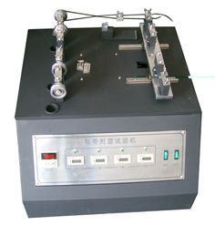 ISO 22774 เครื่องทดสอบความต้านทานต่อการขัดถูด้วยเชือกผูกรองเท้าเครื่องทดสอบการถลอกผ้าลูกไม้ลูกไม้