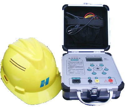 EN 397 และ ANSI Z89 Standard Portable Safety Helmet เครื่องทดสอบความต้านทานไฟฟ้าสถิตย์